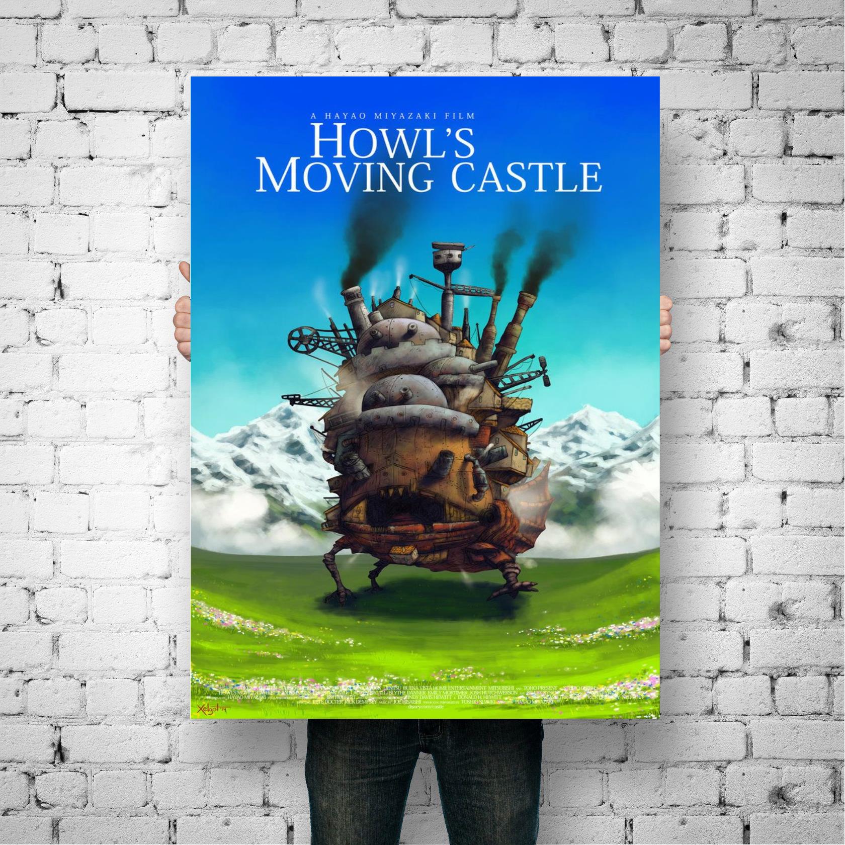 Classic-Howl-Moving-Castle-Canvas-Art-and-Wall-Art-Poster-Picture-Print-Modern-Family-bedroom-Decor-1 Classic Howl Moving Castle Canvas Art and Wall Art Poster Picture Print Modern Family bedroom Decor 1 - Howl's Moving Castle Shop