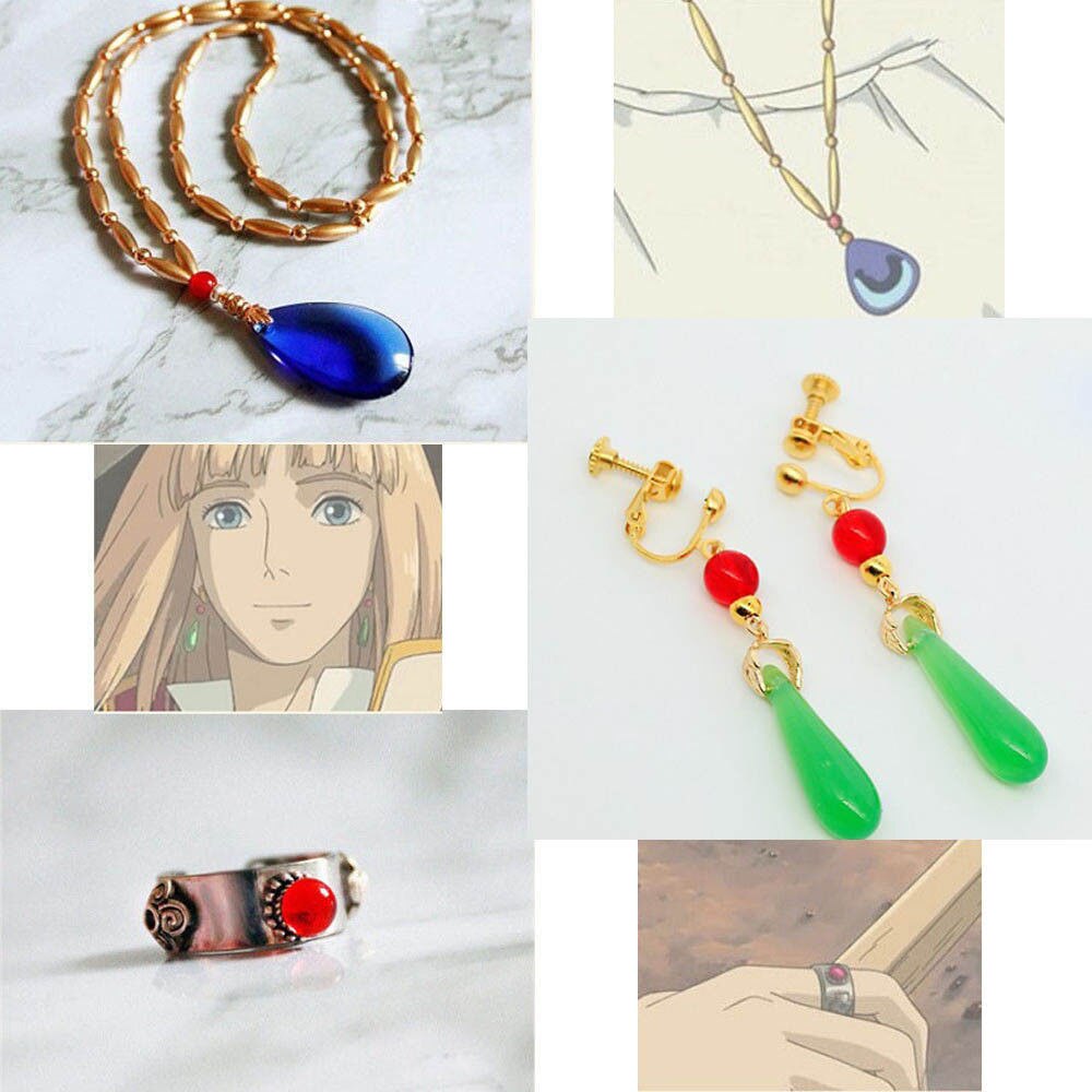 Howl-s-Moving-Castle-Howl-Necklace-Pendant-Amulet-Earring-Ring-Cosplay-Prop-Accessories-Jewelry-Charms-Gift-4 Howl s Moving Castle Howl Necklace Pendant Amulet Earring Ring Cosplay Prop Accessories Jewelry Charms Gift 4 - Howl's Moving Castle Shop