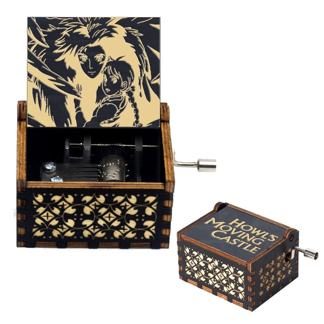 Howl s Moving Castle Music Box Anime Theme Music Merry Go Round of Life Wooden Hand.jpg 640x640 10 - Howl's Moving Castle Shop