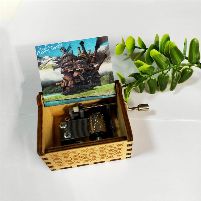 Howl s Moving Castle Music Box Anime Theme Music Merry Go Round of Life Wooden Hand.jpg 640x640 4 - Howl's Moving Castle Shop