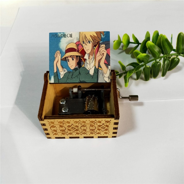 Howl s Moving Castle Music Box Anime Theme Music Merry Go Round of Life Wooden Hand.jpg 640x640 5 - Howl's Moving Castle Shop