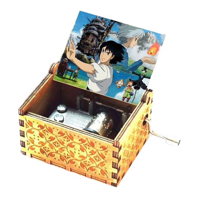 Howl s Moving Castle Music Box Anime Theme Music Merry Go Round of Life Wooden Hand.jpg 640x640 9 - Howl's Moving Castle Shop