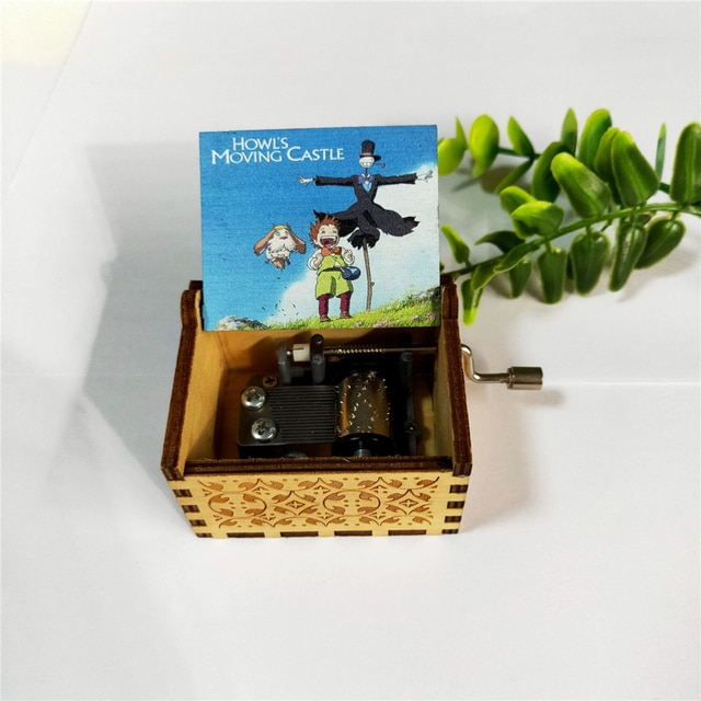 Howl s Moving Castle Music Box Anime Theme Music Merry Go Round of Life Wooden - Howl's Moving Castle Shop