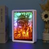 Paper Cut Light Box Anime Lamp Howls Moving Castle 3D Shadow Box Frames Pictures Customize 3D 2 - Howl's Moving Castle Store