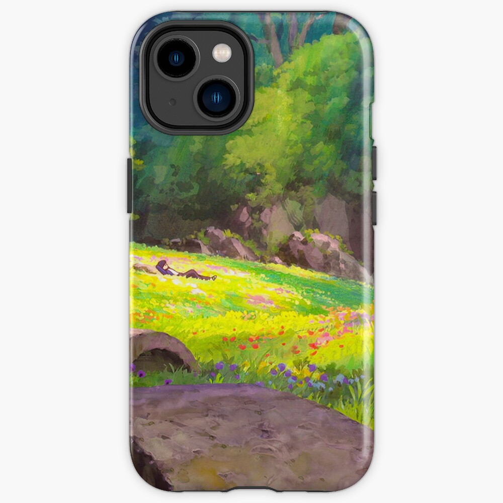 icriphone_14_toughbackax1000-pad1000x1000f8f8f8.u21-2 Borrowed Feelings Iphone Case Official Howls Moving Castle Merch