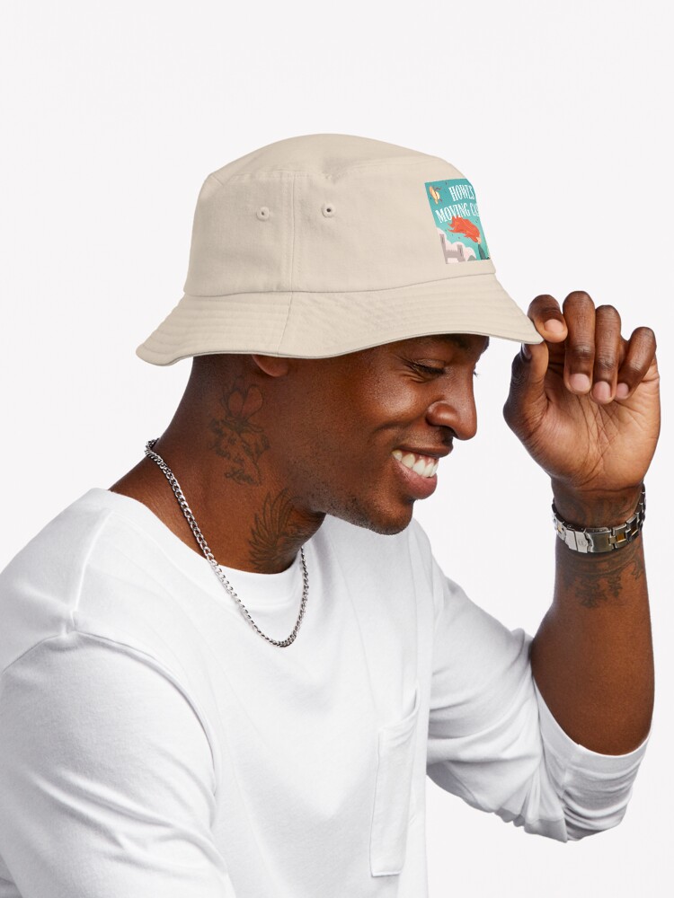 ssrcobucket_hatmense5d6c5f62bbf65eesidetall_portrait750x1000-bgf8f8f8.u2-19 Howl'S Moving Castle Illustration Bucket Hat Official Howls Moving Castle Merch