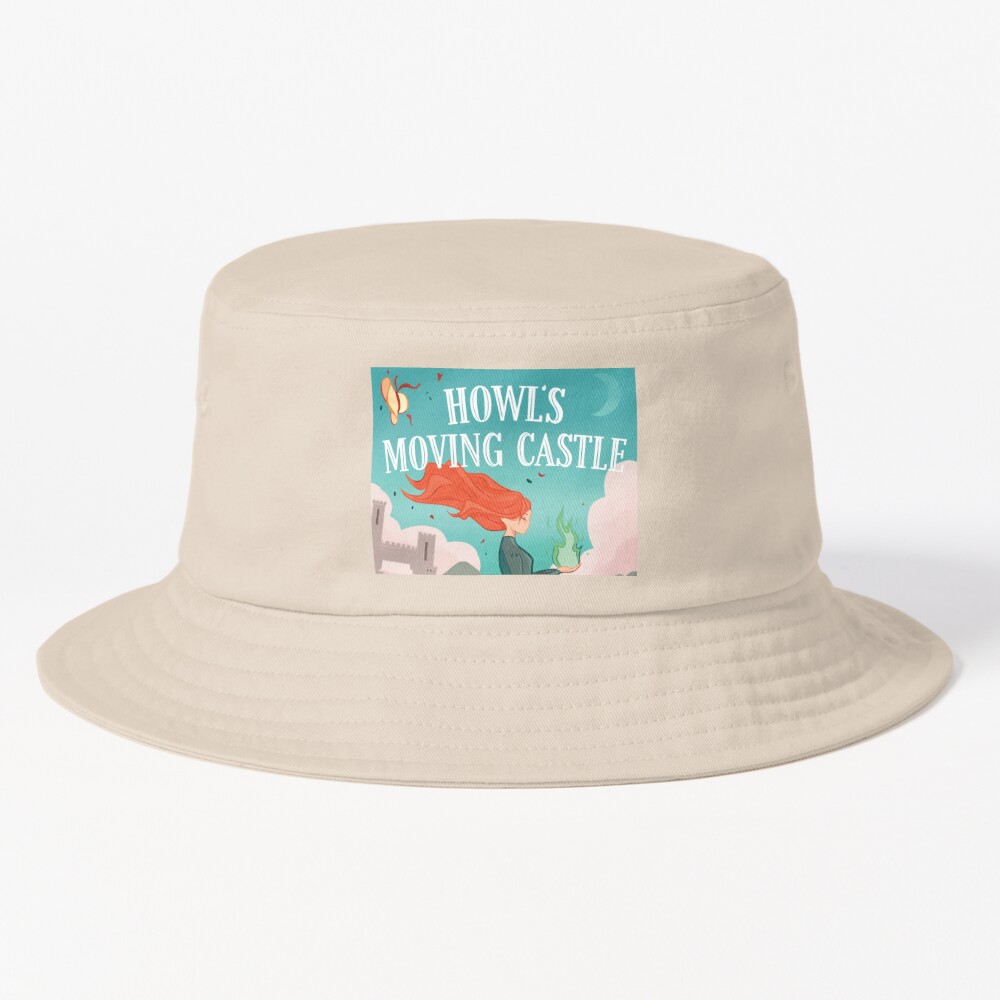 ssrcobucket_hatproducte5d6c5f62bbf65eesrpsquare1000x1000-bgf8f8f8.u2-19 Howl'S Moving Castle Illustration Bucket Hat Official Howls Moving Castle Merch