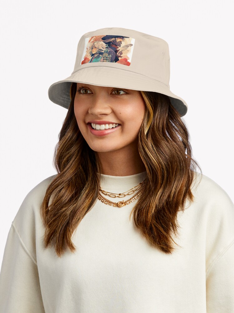 ssrcobucket_hatwomense5d6c5f62bbf65eefronttall_portrait750x1000-bgf8f8f8.u2-11 Howl Moving Castle Japanese Bucket Hat Official Howls Moving Castle Merch