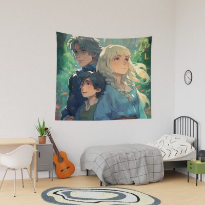 Vintage Howl'S Moving Castle Tapestry Official kaliuchisshop Merch