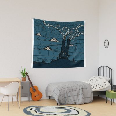 Howls Moving Castle Tapestry Official kaliuchisshop Merch