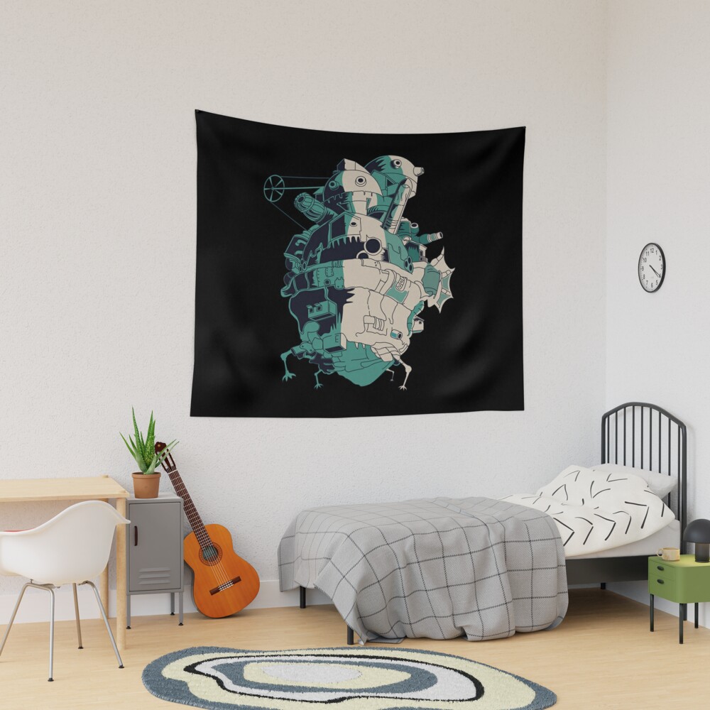 Howls Moving Castle Basic Tapestry