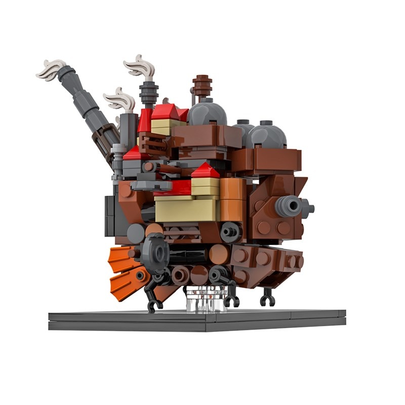 Buildmoc-City-House-Movie-Japan-Anime-Figures-Howl-Moving-Castle-Creative-Expert-Architecture-Modular-Building-Blocks-3 Buildmoc City House Movie Japan Anime Figures Howl Moving Castle Creative Expert Architecture Modular Building Blocks 3 - Howl's Moving Castle Shop