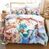 Cartoon Movie Howl s Moving Castle Bedding Set Anime Duvet Cover Pillowcase Kids Bed Set Twin.jpg 640x640 4 - Howl's Moving Castle Store