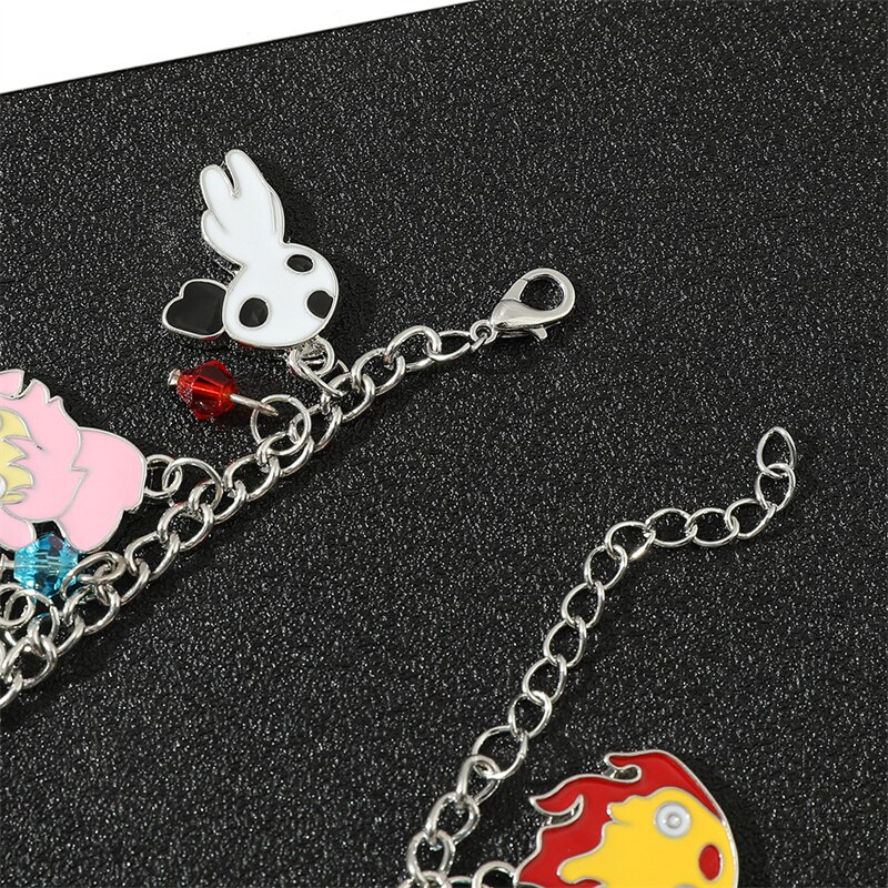 Cute-Studio-Ghibli-Miyazaki-Hayao-Anime-Charm-Bracelet-Femme-With-Totoro-Spirited-Away-No-Face-Man-4 Cute Studio Ghibli Miyazaki Hayao Anime Charm Bracelet Femme With Totoro Spirited Away No Face Man 4 - Howl's Moving Castle Shop
