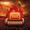 Fire Demon Calcifer Anime Miyazakied Hayao Howls Moving Castle Figure Building Block Kit Porco RossoRed Pig - Howl's Moving Castle Shop