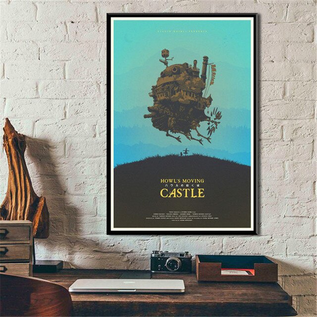 Japan-Anime-Collection-Howl-s-Moving-Castle-Miyazaki-Canvas-Painting-Poster-Prints-Art-Wall-Pictures-Living-13 Japan Anime Collection Howl s Moving Castle Miyazaki Canvas Painting Poster Prints Art Wall Pictures Living 13 - Howl's Moving Castle Shop