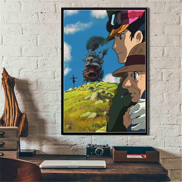 Japan-Anime-Collection-Howl-s-Moving-Castle-Miyazaki-Canvas-Painting-Poster-Prints-Art-Wall-Pictures-Living-15 Japan Anime Collection Howl s Moving Castle Miyazaki Canvas Painting Poster Prints Art Wall Pictures Living 15 - Howl's Moving Castle Shop