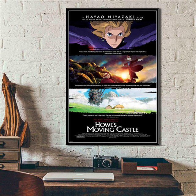 Japan-Anime-Collection-Howl-s-Moving-Castle-Miyazaki-Canvas-Painting-Poster-Prints-Art-Wall-Pictures-Living-3 Japan Anime Collection Howl s Moving Castle Miyazaki Canvas Painting Poster Prints Art Wall Pictures Living 3 - Howl's Moving Castle Shop