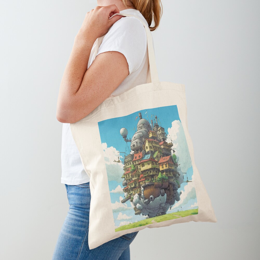 ssrcototecottoncanvas_cremelifestylesquare1000x1000-bgf8f8f8.1-15 Moving Castle Tote Bag Official Haikyuu Merch