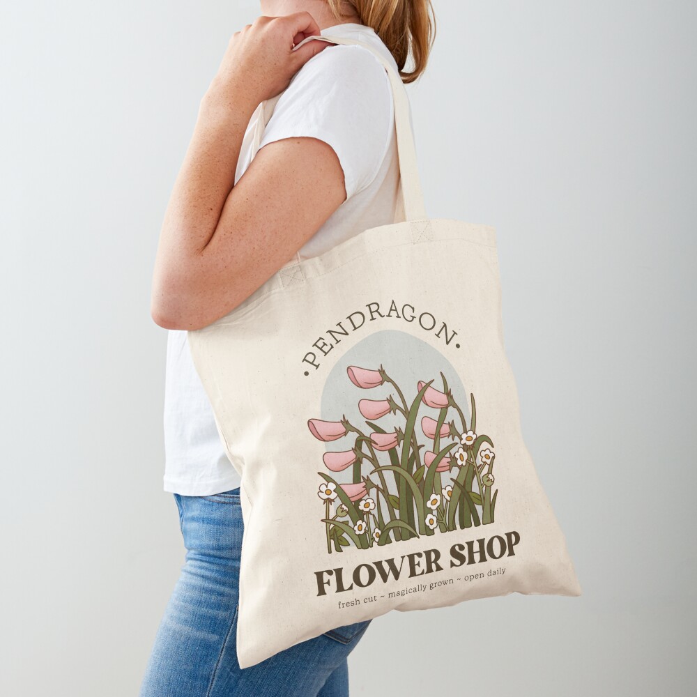 ssrcototecottoncanvas_cremelifestylesquare1000x1000-bgf8f8f8.1-3 Pendragon Flower Shop - Howl'S Moving Castle Inspired Design Tote Bag Official Haikyuu Merch