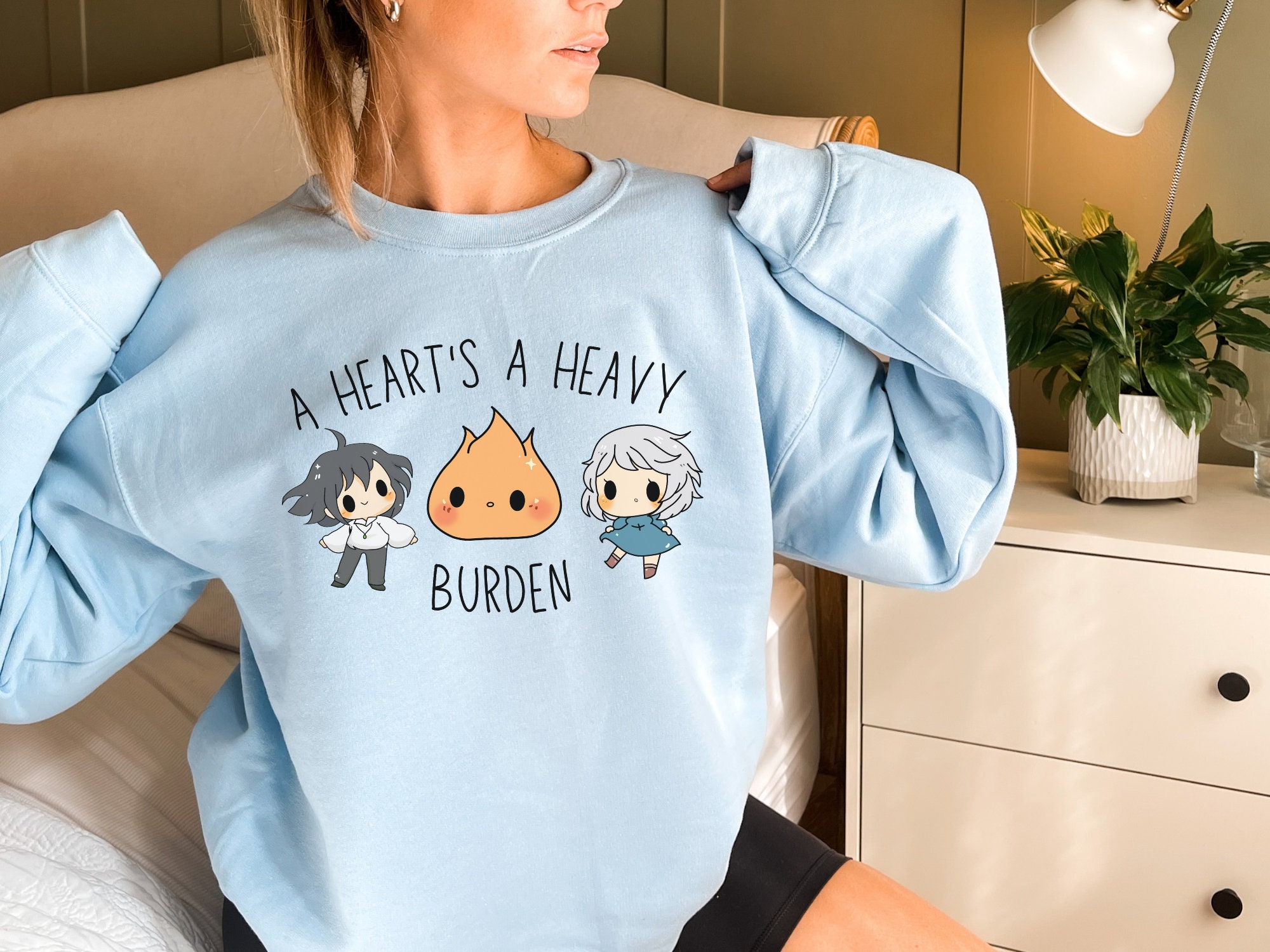 Howl's Moving Castle Howl Sophie Calcifer Sweatshirt