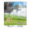 howls moving castle and sheep ghibli landscape jhans butterblumenhaus - Howl's Moving Castle Store