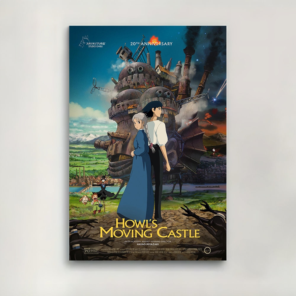 Howl's Moving Castle Anniversary Movie Wall Art